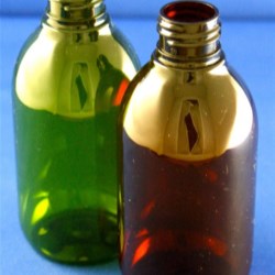 180 ml PET Boston Round Round, 24-410, ,