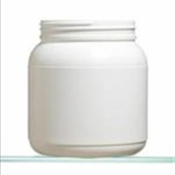 1250 cc HDPE Jar, Round, 100-400,