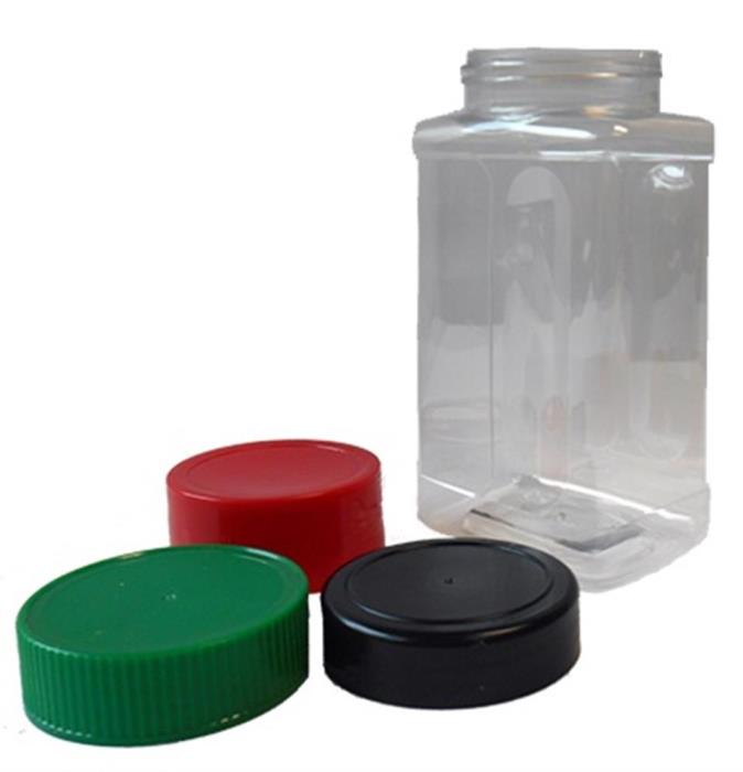 22 oz PET Jar Oblong, 63-485, Label Indent Grip
