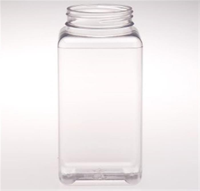 28 oz PET Jar, Square, 63-400,