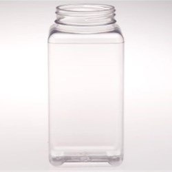 28 oz PET Jar, Square, 63-400,