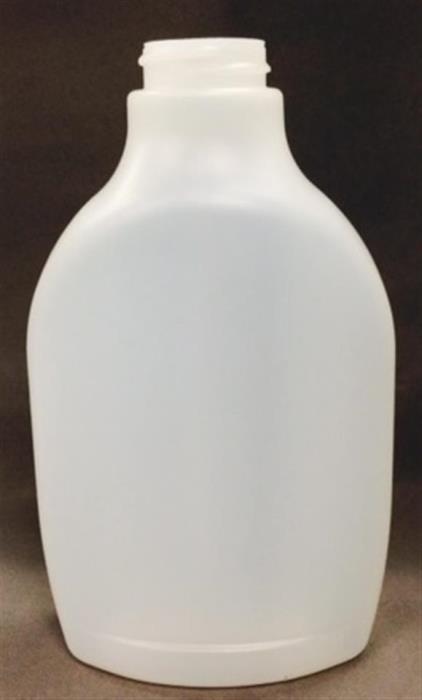 16 oz HDPE Straight Sided, Oblong, 33-400, ,