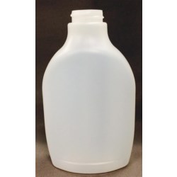 16 oz HDPE Straight Sided, Oblong, 33-400, ,