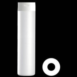 400 ml HDPE Cylinder, Round, 24-410, ,