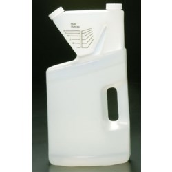 128 oz HDPE Measure/Dispense, Oblong, 33-400, ,
