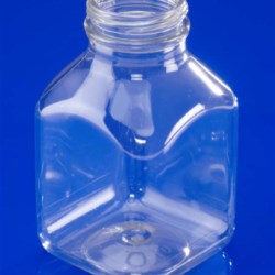 8 oz PET Straight Sided, Square, 38Dbj ,