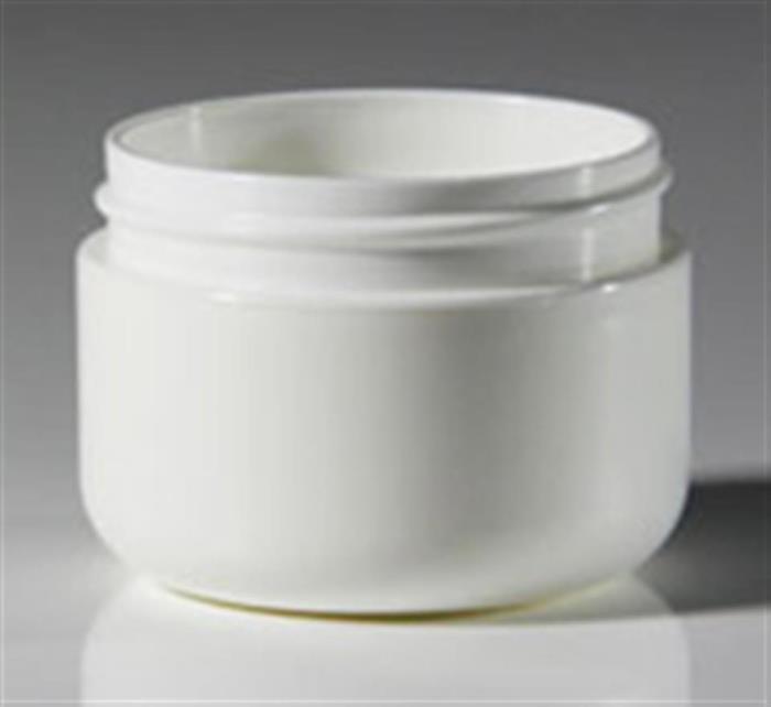 0.75 oz P/P P/P Double Wall Jar, Round, 53-400, Round Base