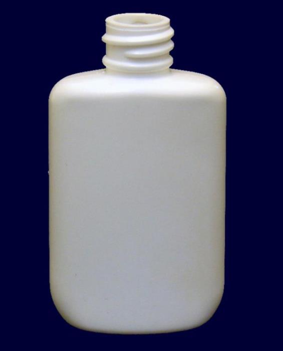 1.25 oz LDPE Straight Sided, Oval, 15-415Special, "3M Unitek" Silkscreen, 1-pass; 2-sides, White ,
