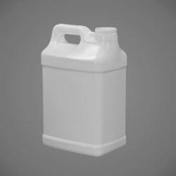 2.5 gal HDPE Handleware, Oblong, 63-445, ,