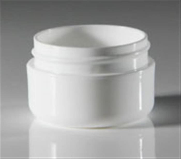 0.5 oz P/P Inner P/S Outer Double Wall Jar, Round, 48-400, Straight Sided