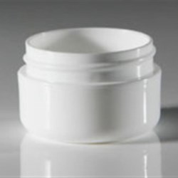 0.5 oz P/P Inner P/S Outer Double Wall Jar, Round, 48-400, Straight Sided