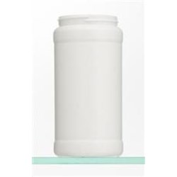 600 cc HDPE Jar, Round, 70-400, Label Indent