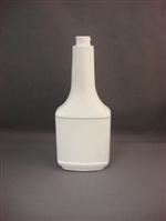 12 oz HDPE Long Neck, Oblong, 22-400, Label Indent ,