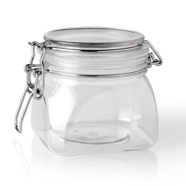 500 ml PET Jar, Square, ,