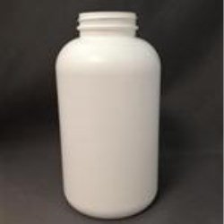 950 cc HDPE Packer, Round, 53-400,