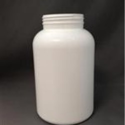 1250 cc HDPE Packer, Round, 70-400,