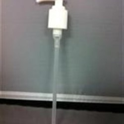 28-410 P/P Lotion Pump Angle Cut Dip Tube Ribbed Closure 2cc, 