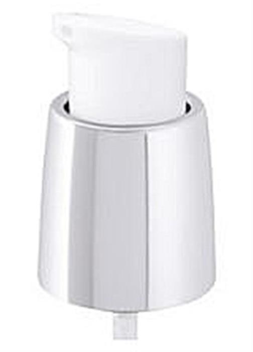24-410 P/P Lotion Pump Silver Collar Lock Up 500mcl output, 