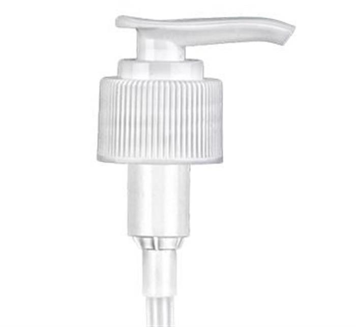24-410 P/P Lotion Pump Ribbed Closure Saddle Head 2 cc,