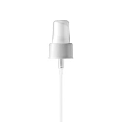 24-410 P/P Fine Mist Fine Ribbed Closure Clear Hood .16cc, 