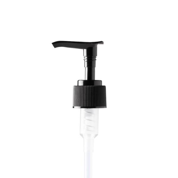 24-410 P/P Lotion Pump Ribbed Closure Saddle Head 2 cc,