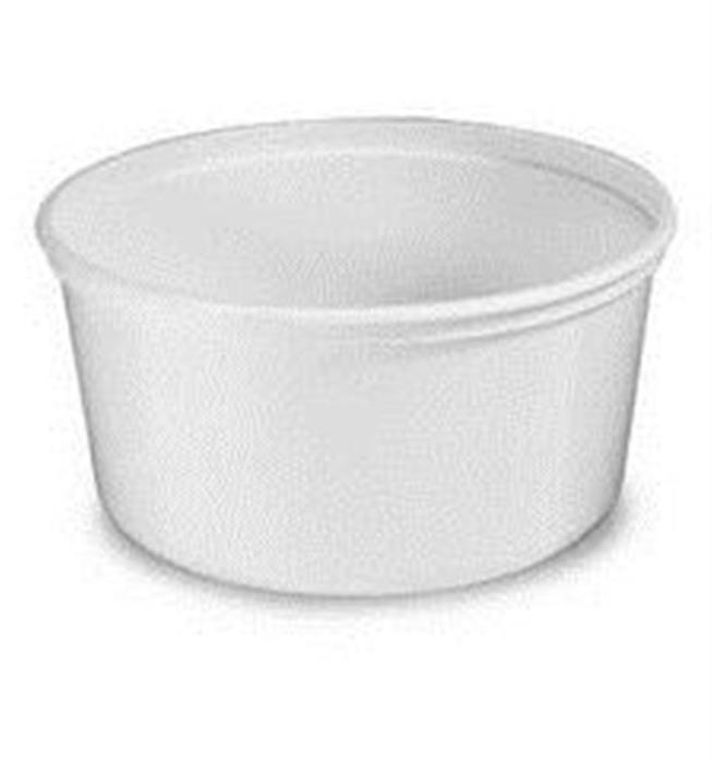 32 oz HDPE Tub, Round, ,Squat