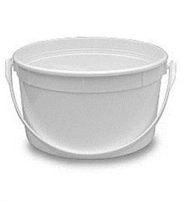 85 oz HDPE Tub, Round, ,Thinwall