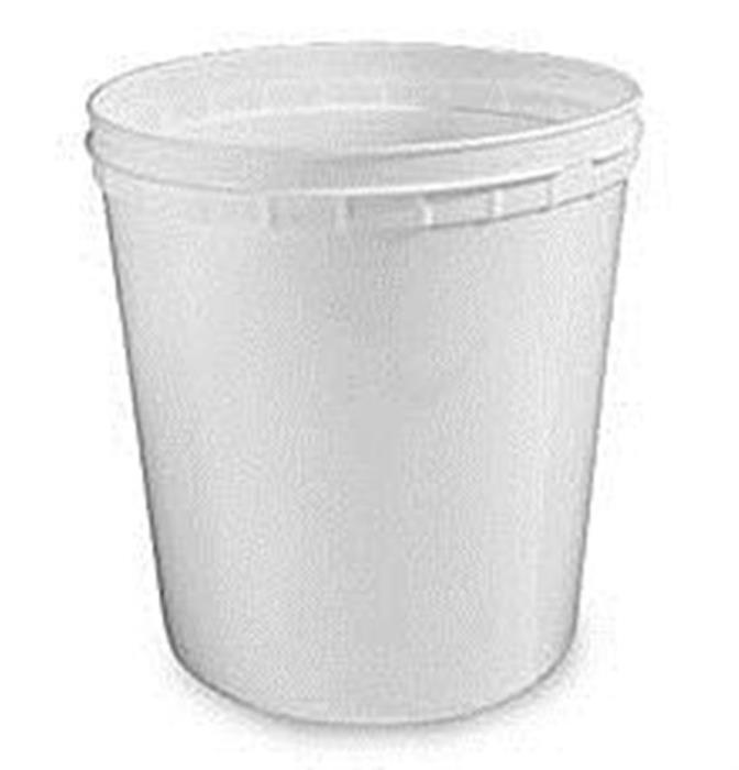 1 gal HDPE Tub, Round, ,Tall