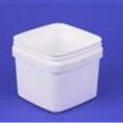 2.1 ltr HDPE Pail, Square, ,Thin Wall No Handle