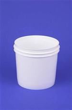 2 gal HDPE Pail, Round, ,No Handle