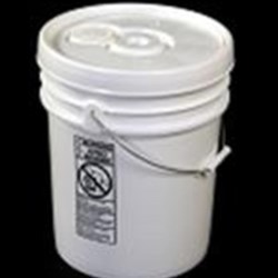 5 gal HDPE Open Head Pail, Round, 