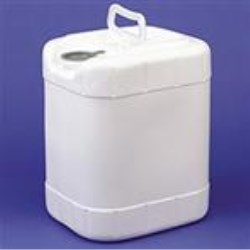5 gal HDPE Tight Head Pail, Rectangular, 70mm finish ,Integrated Hndl with Plastic Handle