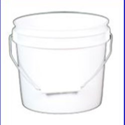 1 gal HDPE Open Head Pail, Round, 