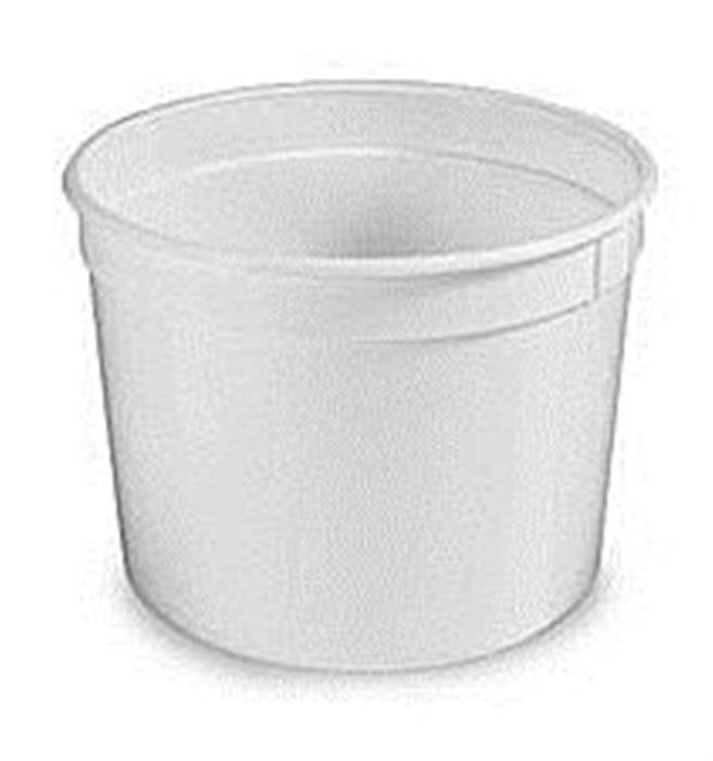 3 lb Co-Polymer Tub, Round,