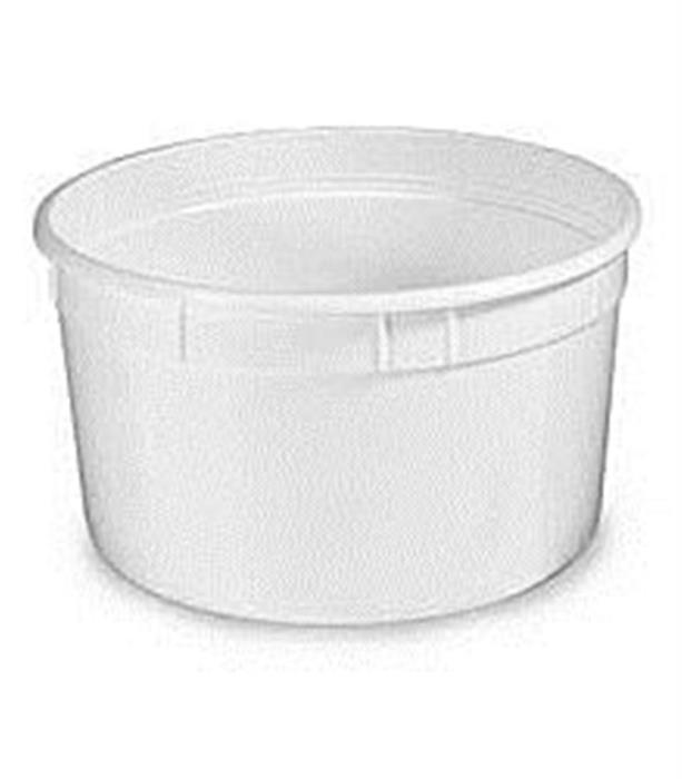 48 oz Co-Polymer Impact resistant Tub, Round, 