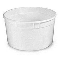 48 oz Co-Polymer Impact resistant Tub, Round, 
