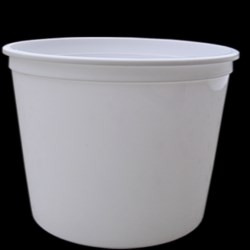 12 oz HDPE Tub, Round, 
