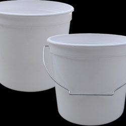 86 oz HDPE Tub, Round, ,Nestable
