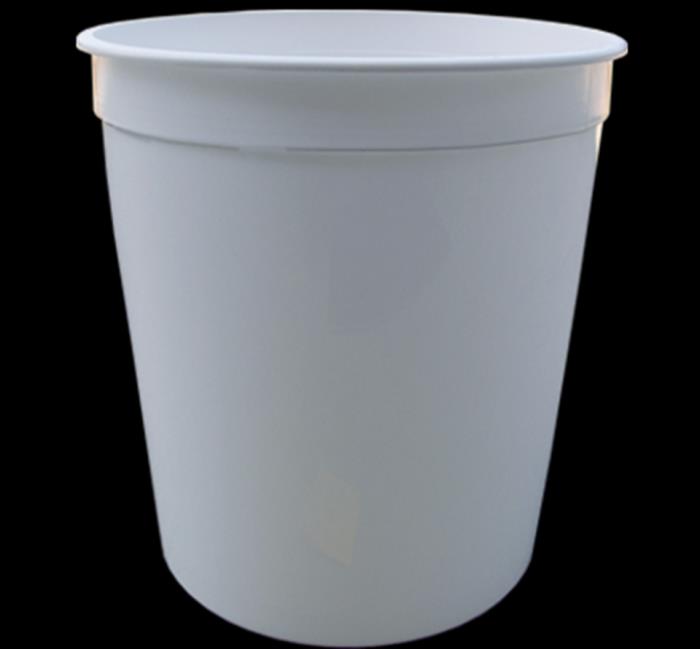 167 oz HDPE Tub, Round, ,Nestable