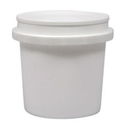 8 oz HDPE Tub, Round, 