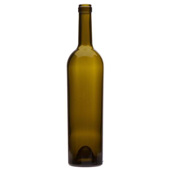 750 ml Claret, Antique Green, Cork Finish PU Tall Tapered, 2790