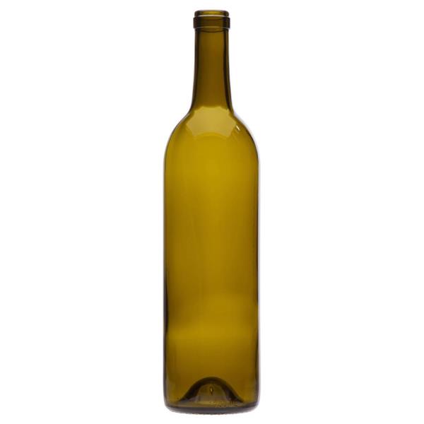 750 ml Claret, Antique Green, Cork Finish Mpu, 3106