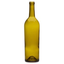 750 ml Claret, Antique Green, Cork Finish Tall Push-Up, 8055