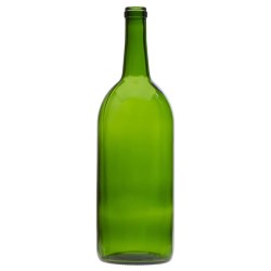 1.5 ltr Claret, Champagne Green, Cork Finish Flat Bottom, 9524 