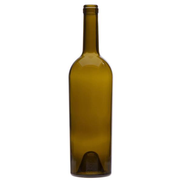 750 ml Claret, Antique Green, Cork Finish Tapered PU, 2588