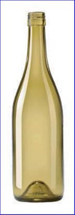 750 ml Burgundy, Antique Green, Stelvin Finish Fp, 7255
