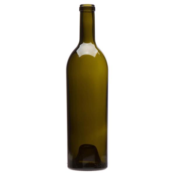 750 ml Claret, Antique Green, Cork Finish PU Tapered, 2251