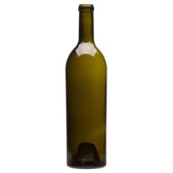 750 ml Claret, Antique Green, Cork Finish PU Tapered, 2251