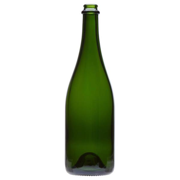 750 ml Champagne, Champagne Green, Crown Finish PU Sparkling Wine, 2456 