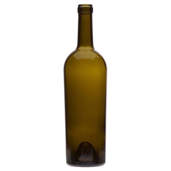 750 ml Claret, Antique Green, Cork Finish PU Tapered, 2799
